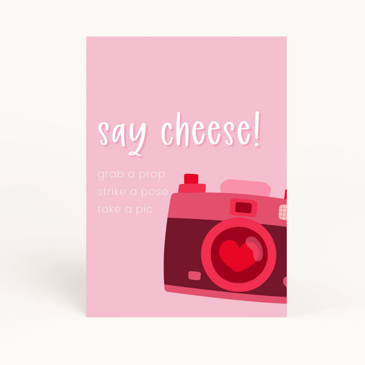 Galentine's Day Party Photo Booth Sign Printable