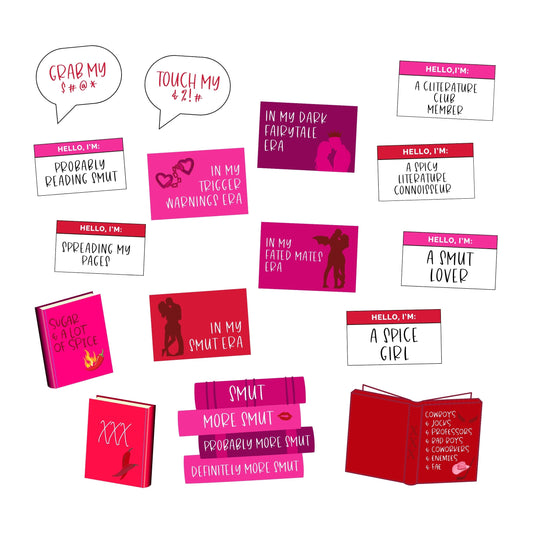 Spicy Book Club Photo Booth Prop Printables