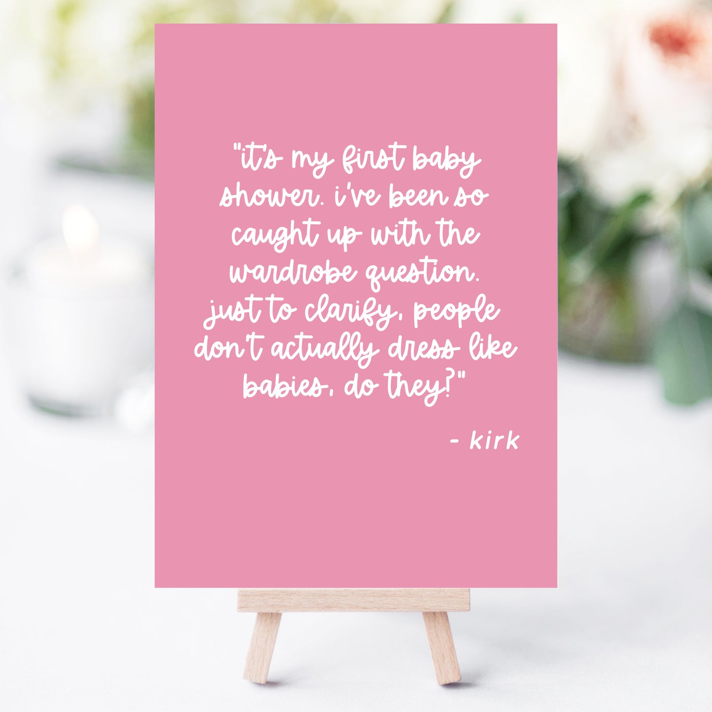 Gilmore Baby Quote Printables