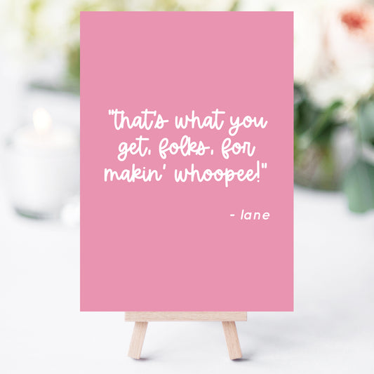 Gilmore Baby Quote Printables