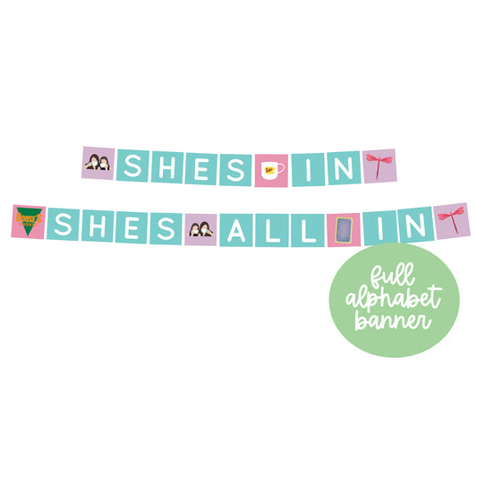 Gilmore Full Alphabet Party Banner Printable