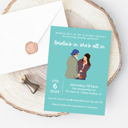 Gilmore Bridal Shower Invitation Printable
