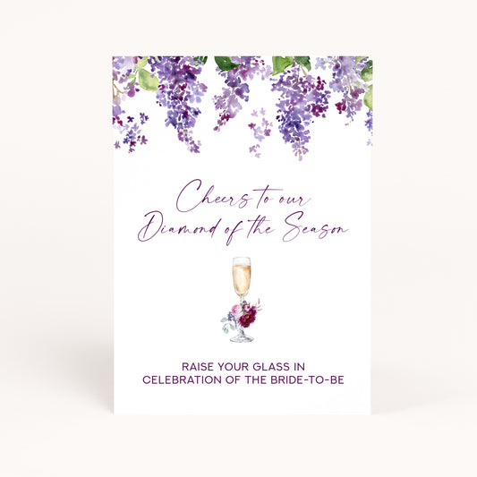 Bridgerton Bridal Shower Diamond of the Season Printable