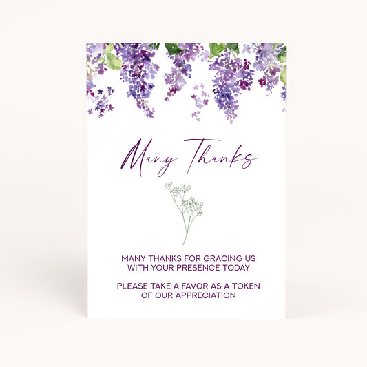 Bridgerton Bridal Shower Favor Sign Printable