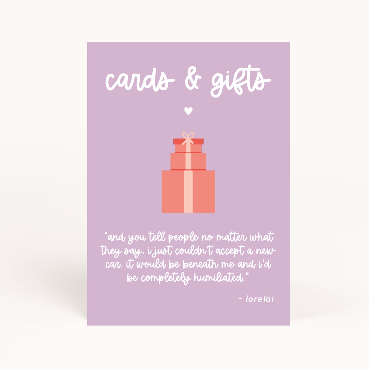 Gilmore Cards & Gifts Sign Printable