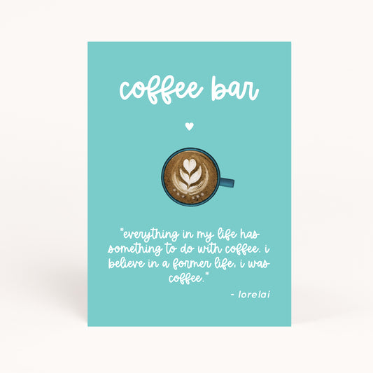Gilmore Coffee Bar Sign Printable