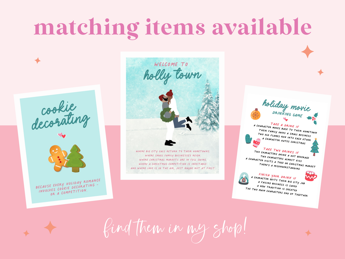 Romantic Christmas Movie Party Don't Say Christmas Printable