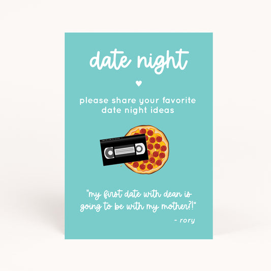 Gilmore Date Night Card Printables