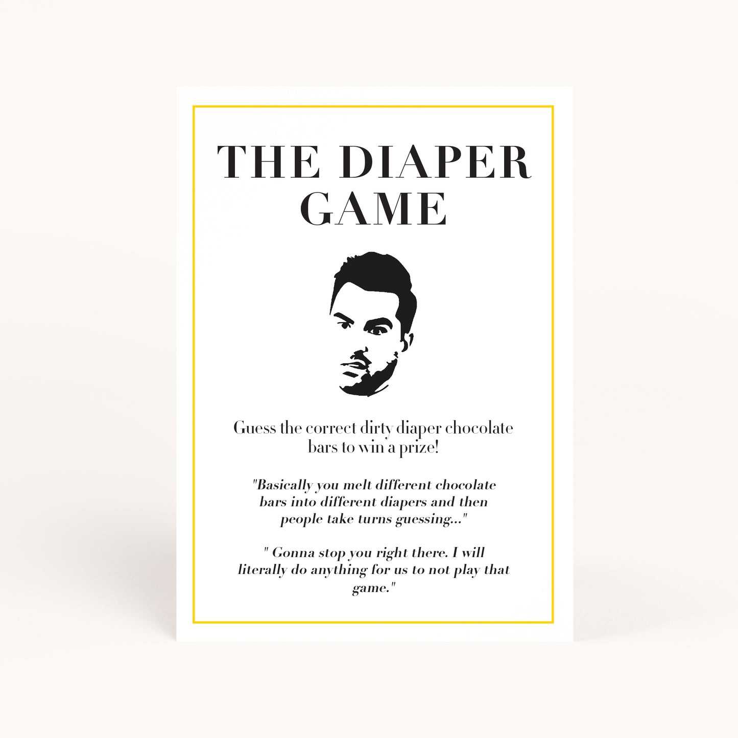 Schitts Baby Shower Diaper Game Printable