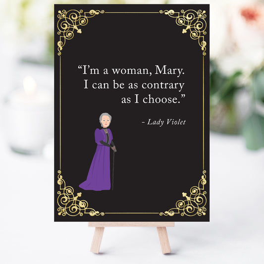 Downton Party Quotes Printables