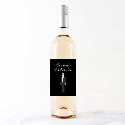 Downton Party Wine Label Printables