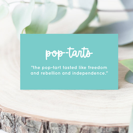 Gilmore Food Tent Printables