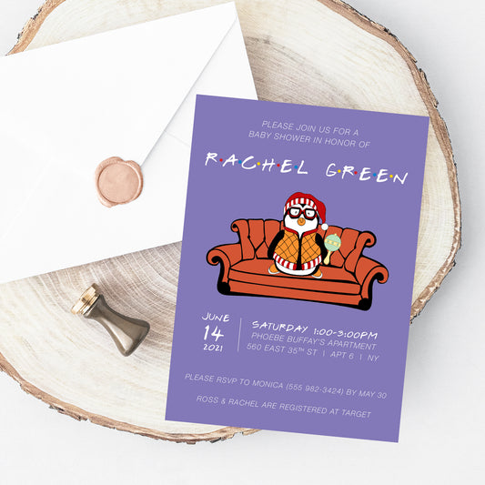 Friends Baby Shower Invitation Printable