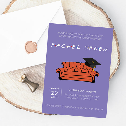 Friends Graduation Party Invitation Printable