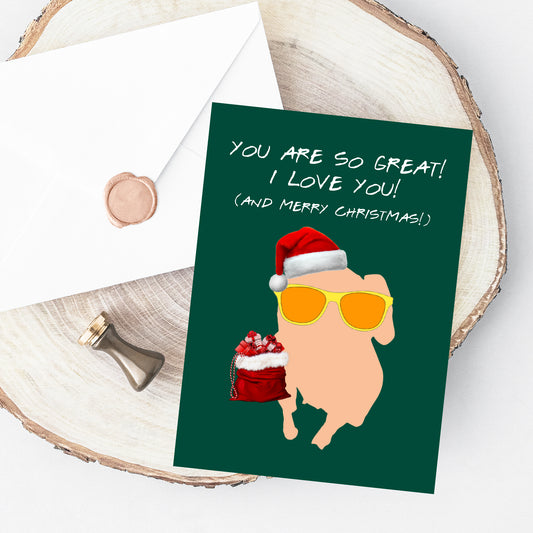 Friends Monica Christmas Card Printable