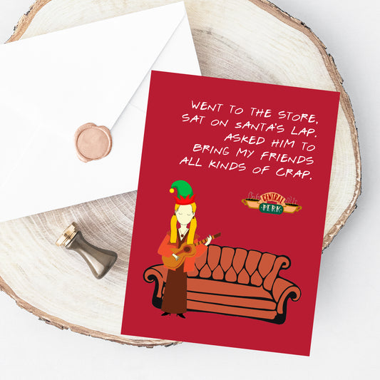 Friends Phoebe Christmas Card Printable