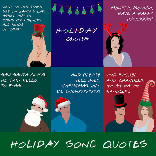 Friends Holiday Quotes Printables