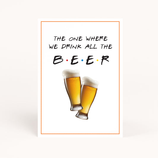 Friends Party Beer Printable