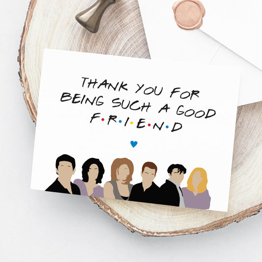 Friends Thank You Card Printable