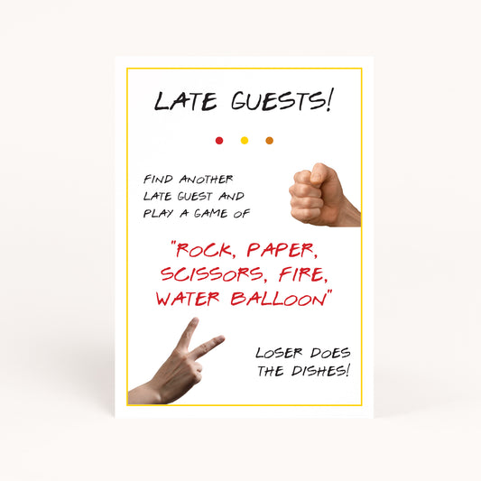 Friends Thanksgiving Friendsgiving Rock Paper Scissors Game Printable