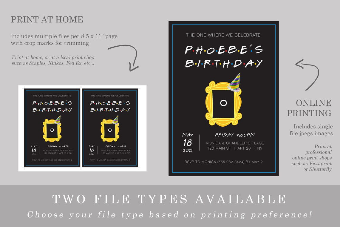 Office Birthday Party Invitation Printable