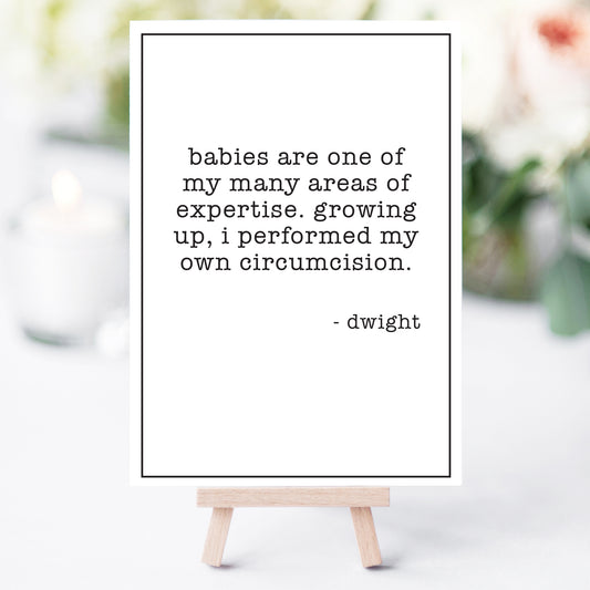 Office Baby Quotes Printables