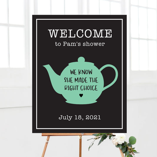 Office Bridal Shower Welcome Sign Printable
