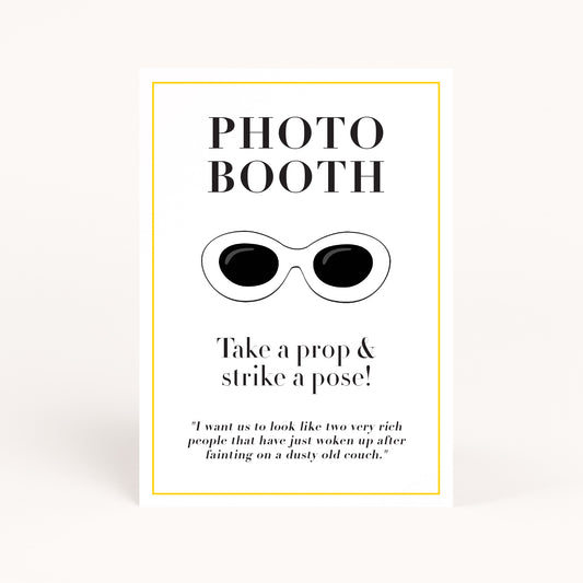 Schitts Party Photo Booth Sign Printable