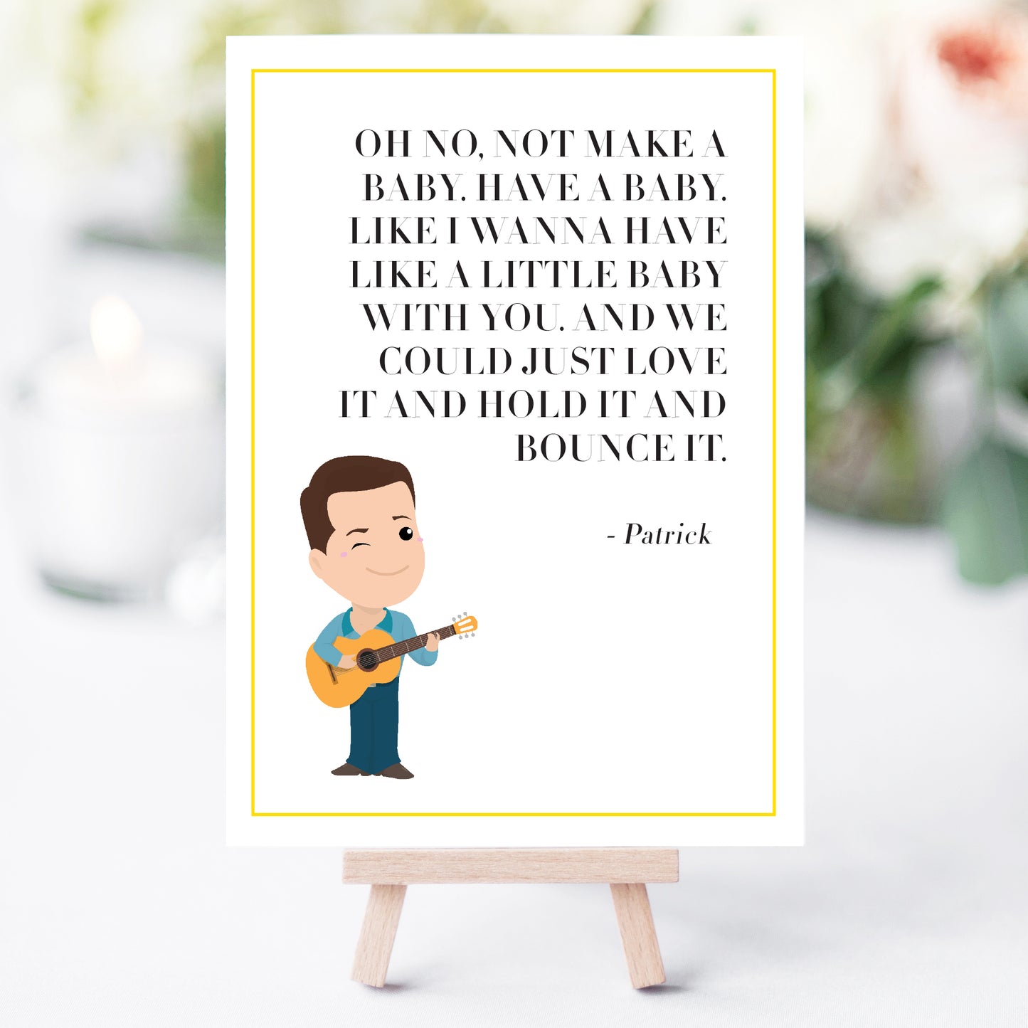 Schitts Baby Shower Quotes Printable