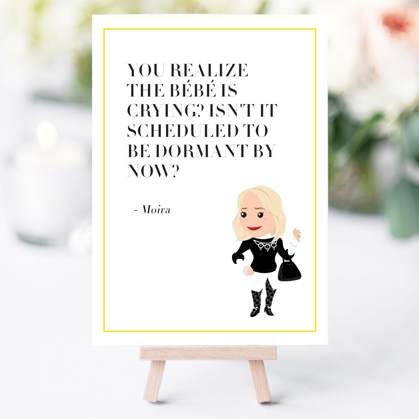 Schitts Baby Shower Quotes Printable