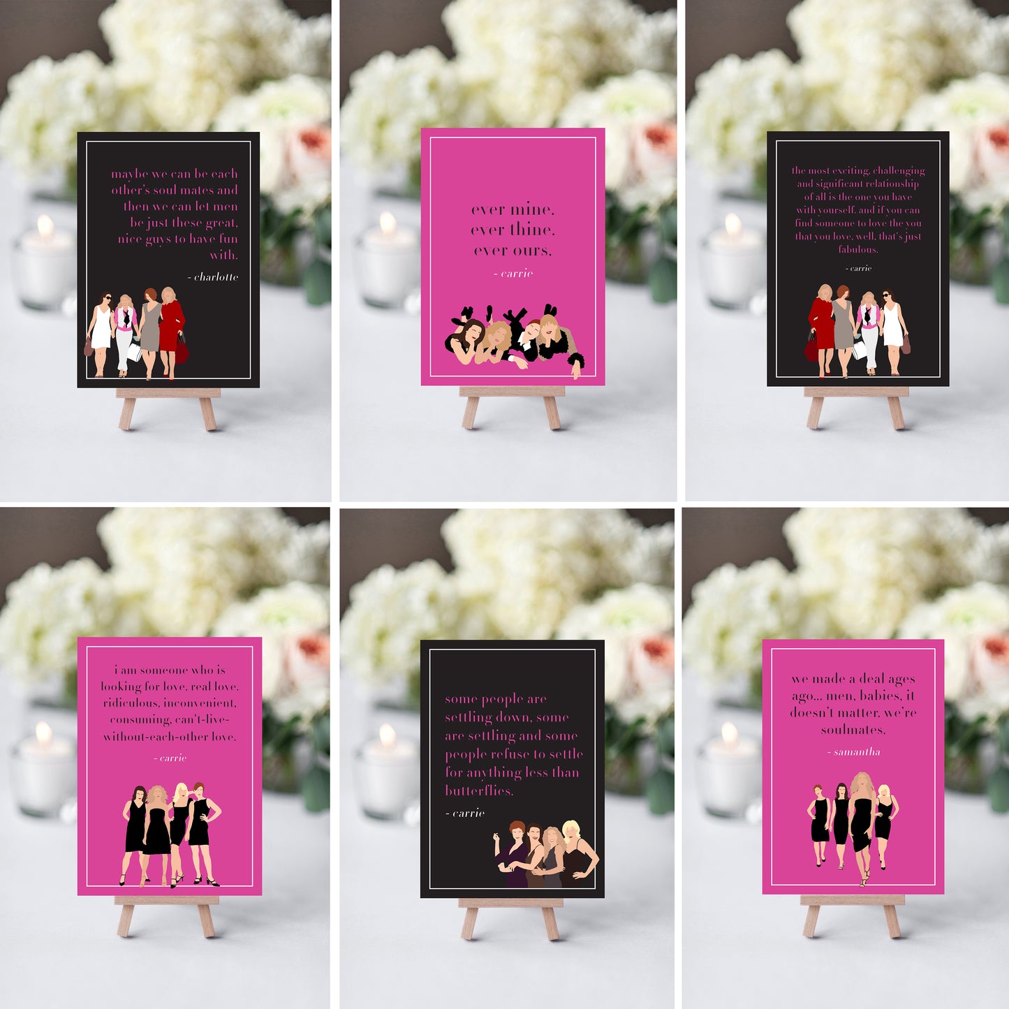 Sex and the City Bachelorette Party Printable Package