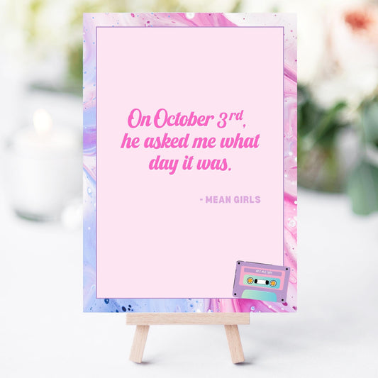 2000s Party Movie Quote Printables