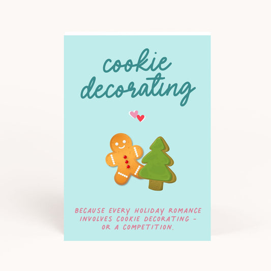 Romantic Christmas Movie Party Cookie Decorating Printable