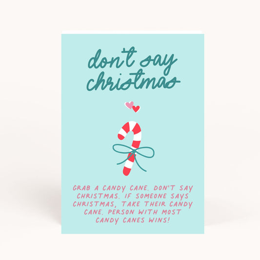 Romantic Christmas Movie Party Don't Say Christmas Printable