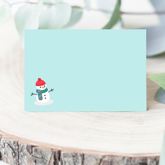 Romantic Christmas Movie Party Food Tent Printables (blank)