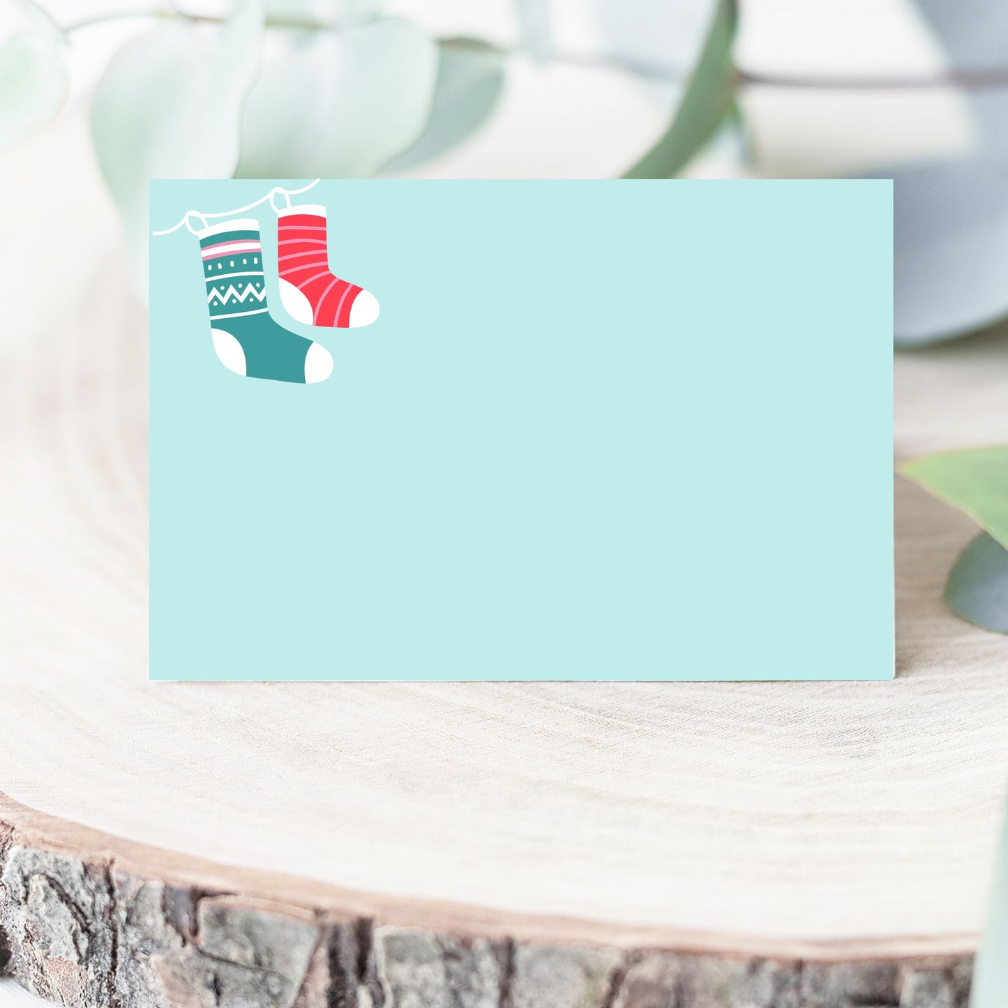 Romantic Christmas Movie Party Food Tent Printables (blank)