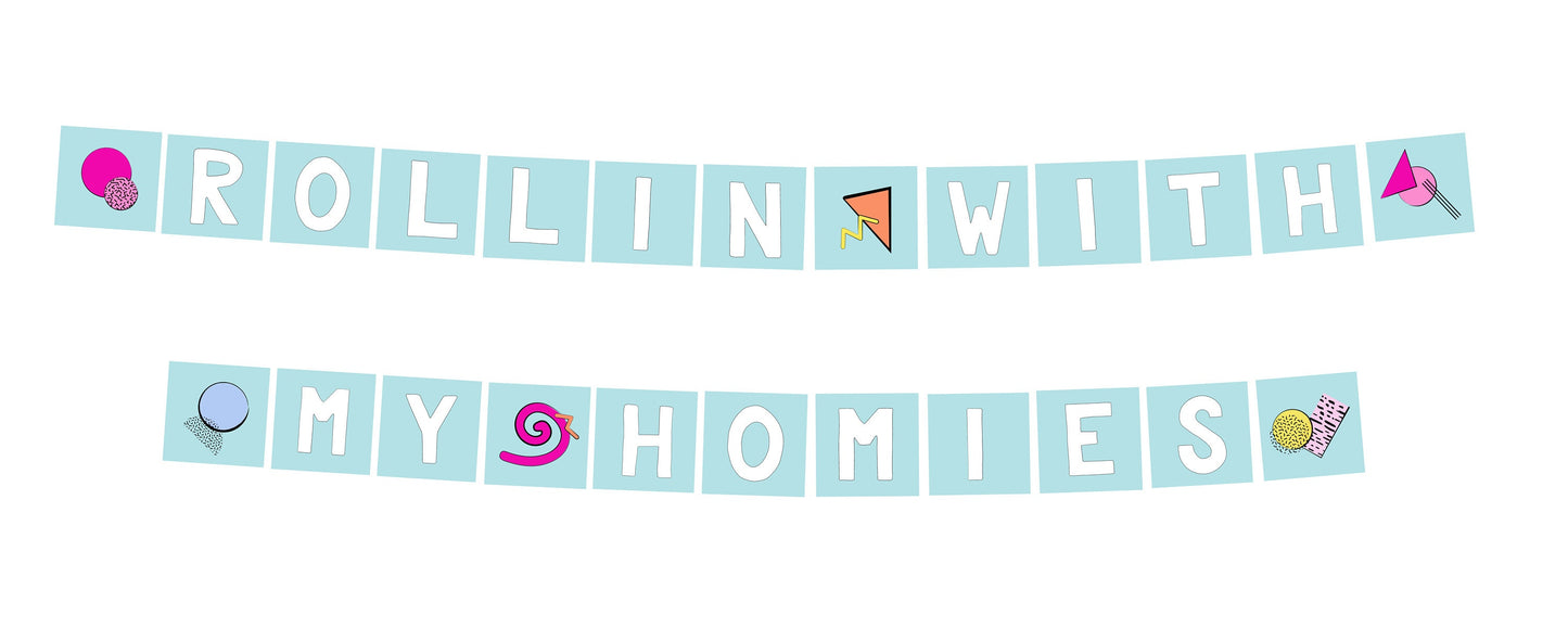 The Ultimate 90s Party Printable Package