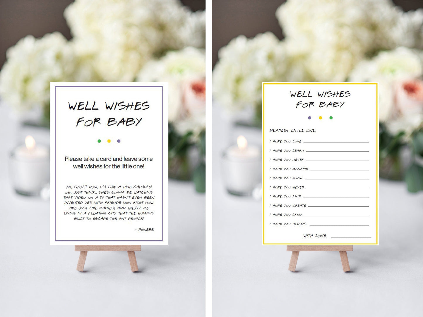 The Ultimate Friends Baby Shower Game & Trivia Printable Package