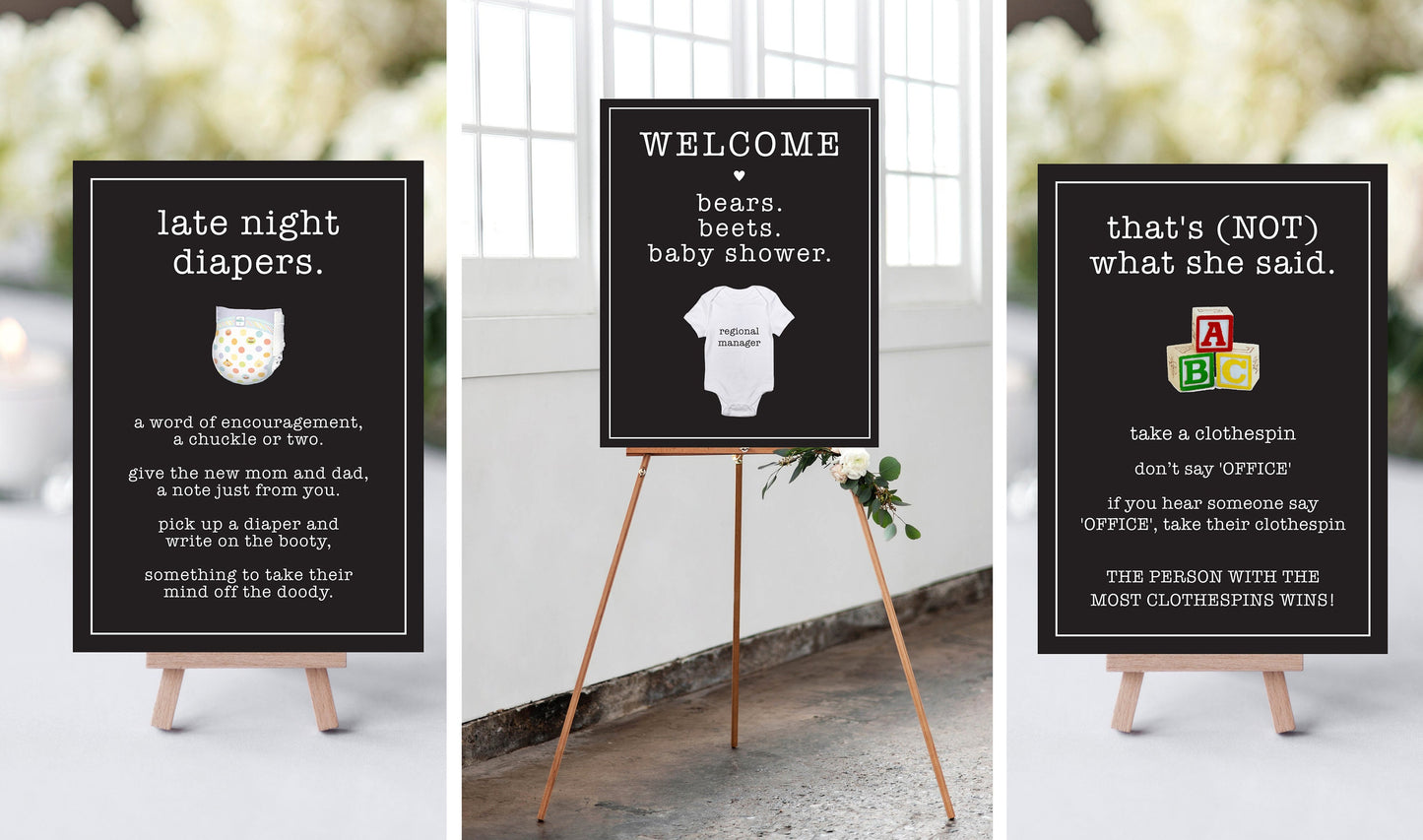 The Ultimate Office Baby Shower Printable Package