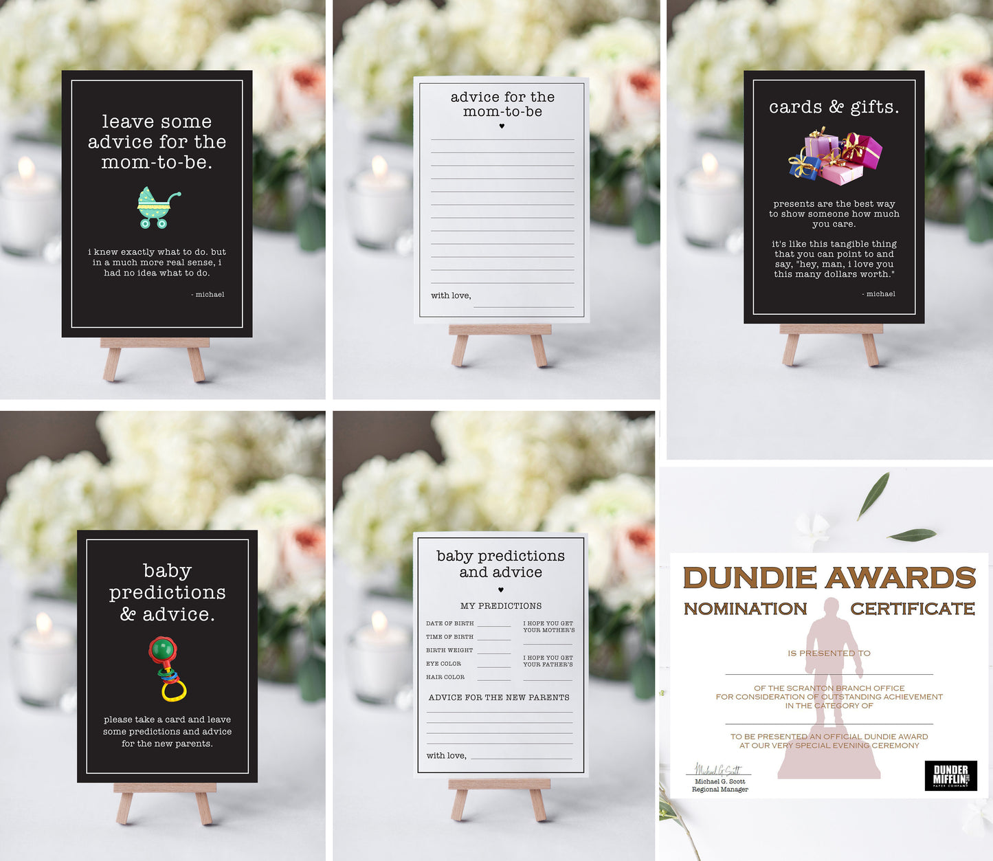 The Ultimate Office Baby Shower Printable Package