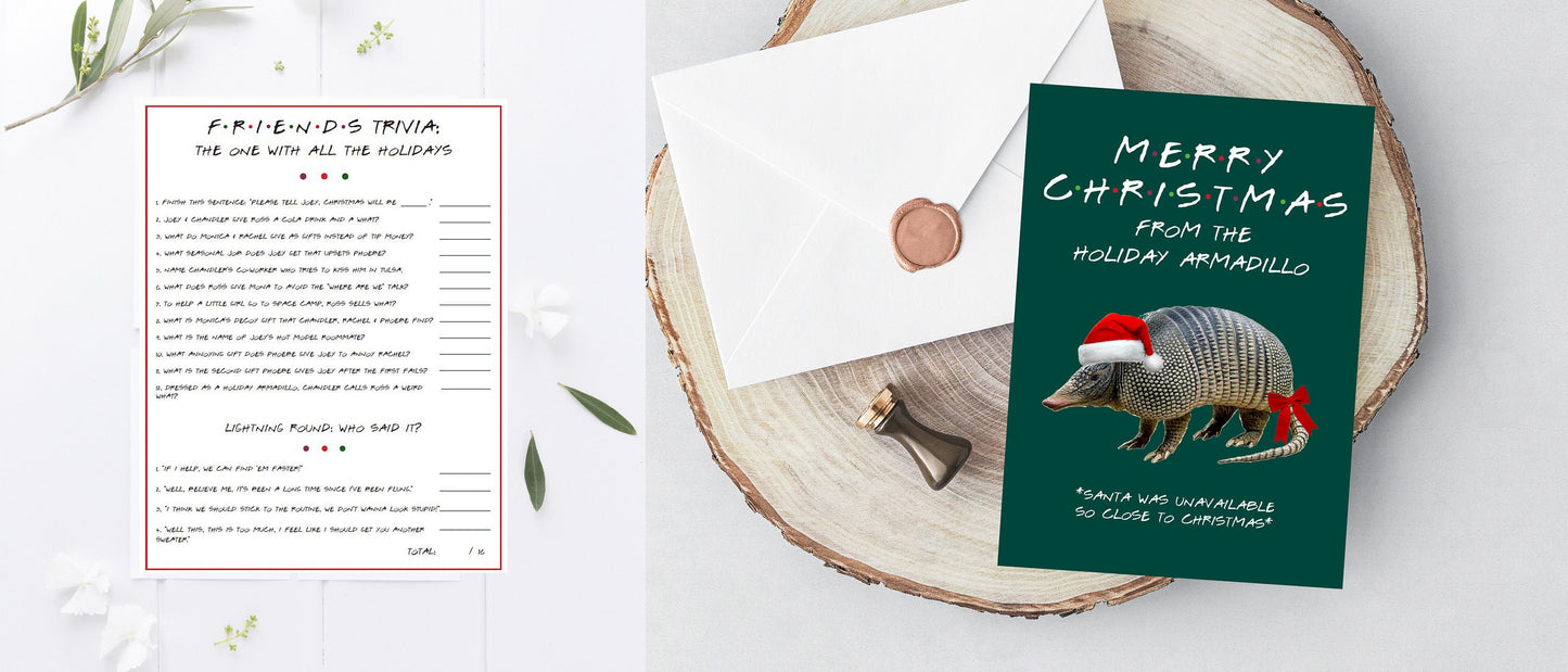 The Ultimate Friends Holiday Party Printable Package