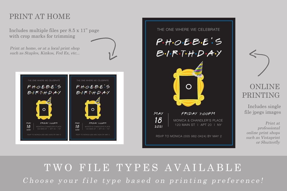Office Birthday Party Invitation Printable
