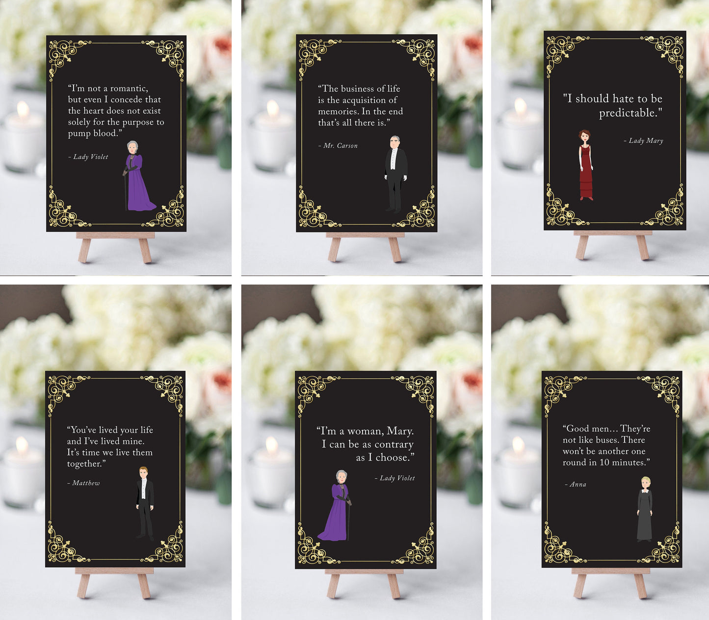 The Ultimate Downton Party Printable Package