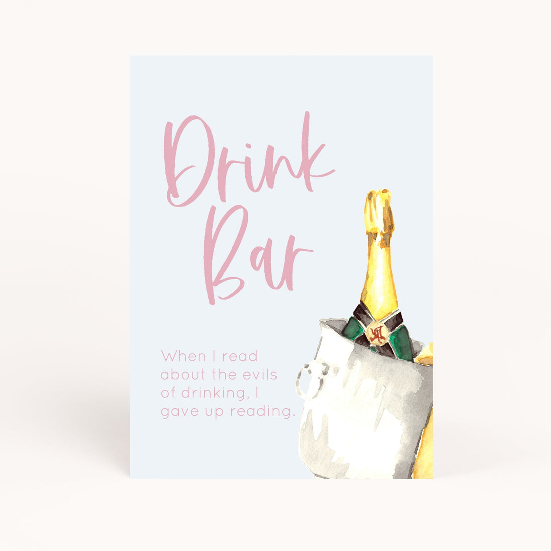 Book Club Drink Sign Printable awdesignsprintables