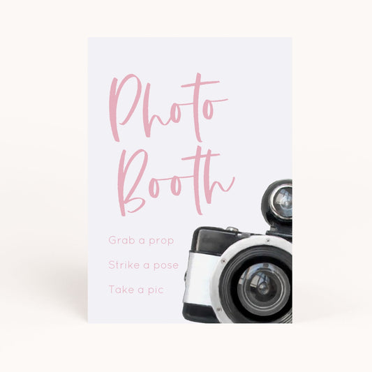 Book Club Photo Booth Sign Printable
