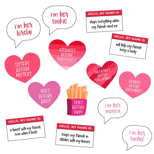 Galentine's Day Party Photo Booth Prop Printables
