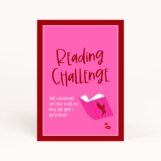 Spicy Book Club Reading Challenge Printable