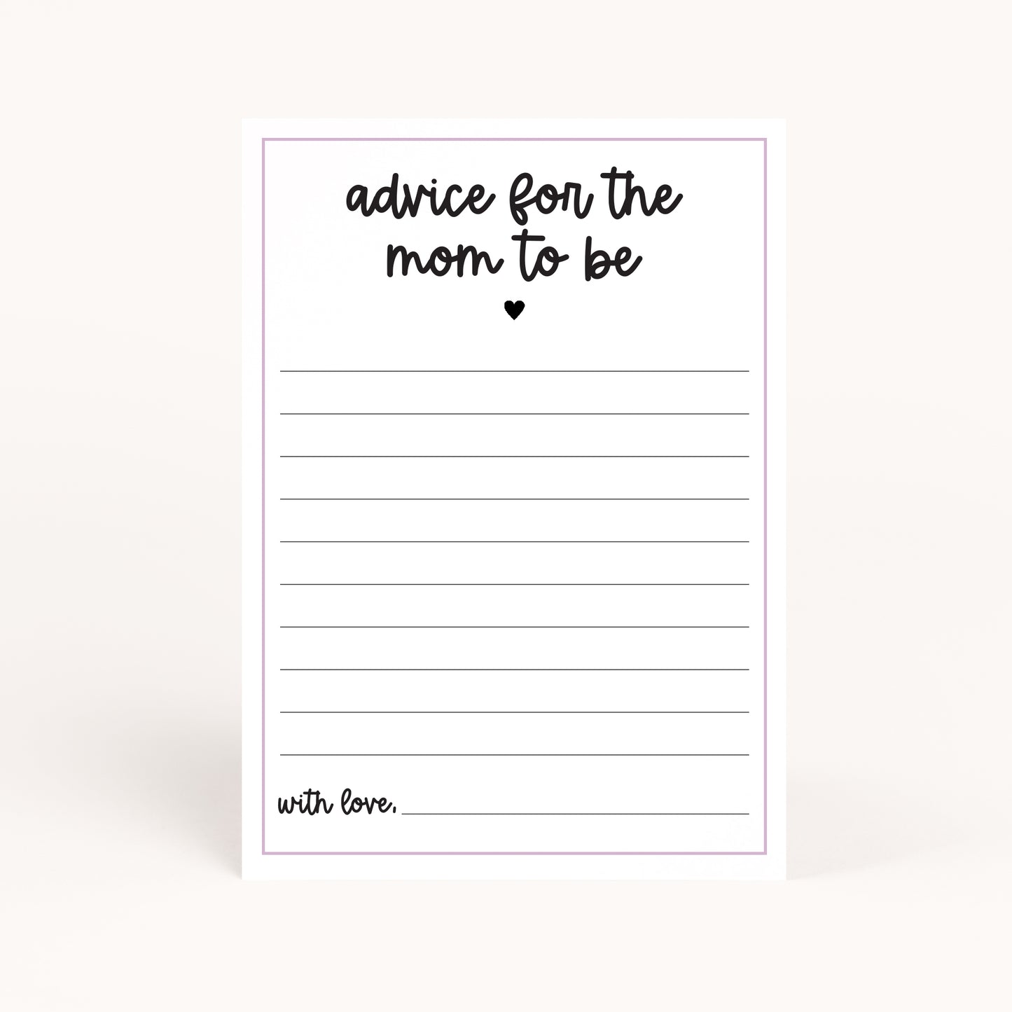 Gilmore Advice for the Mom Printables