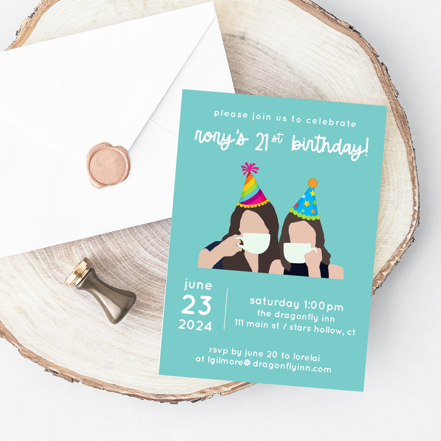 Gilmore Birthday Party Invitation Printable
