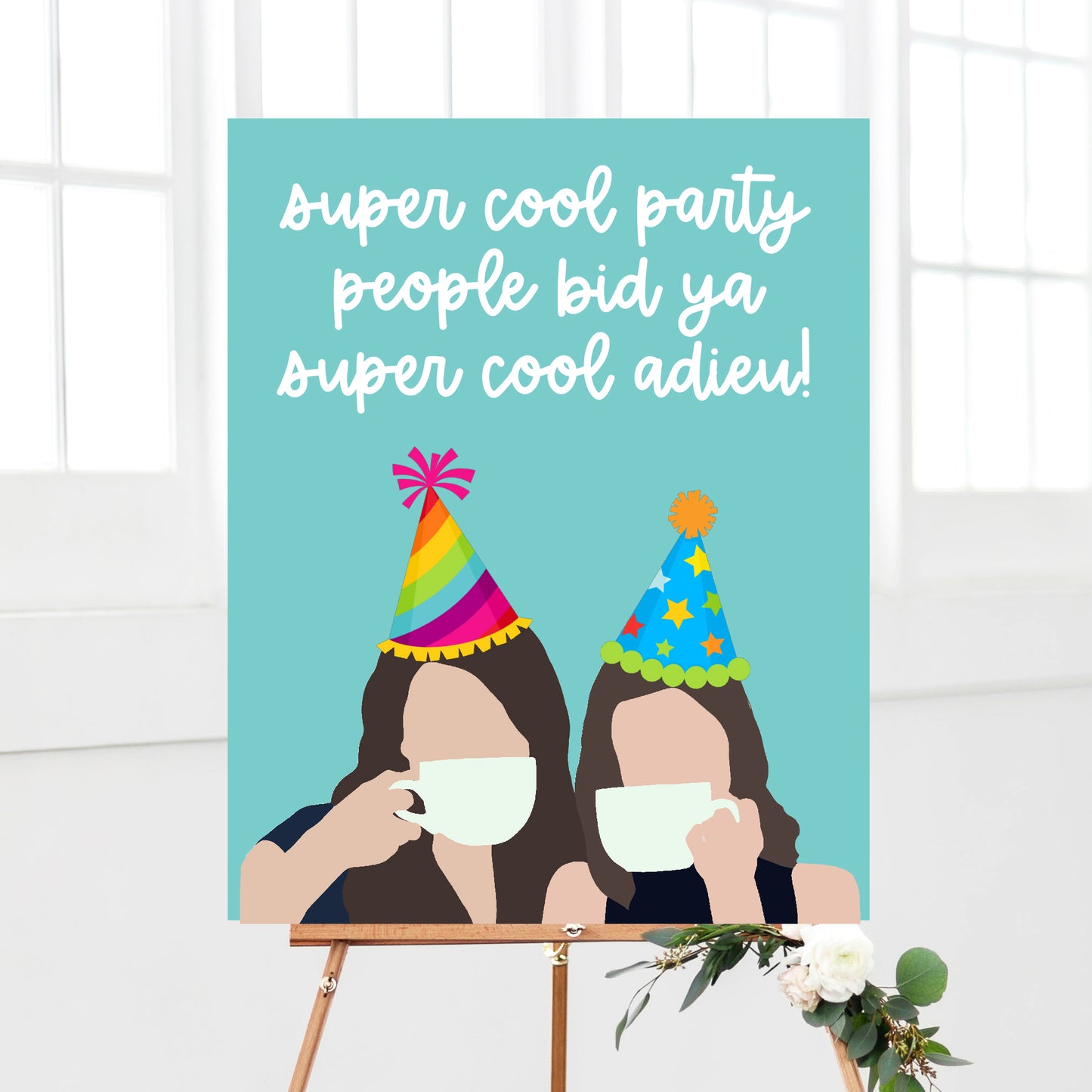 Gilmore Birthday Party Welcome Sign Printable